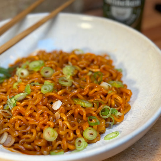 The creamiest spicy noodles