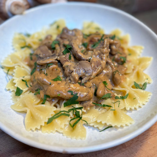 Beef stroganoff