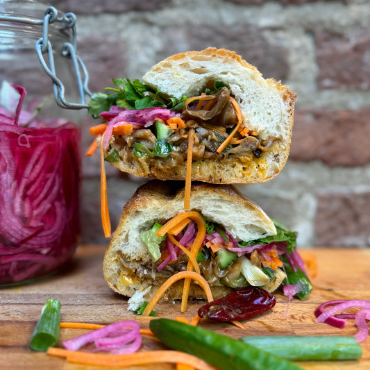 Mushroom banh mì