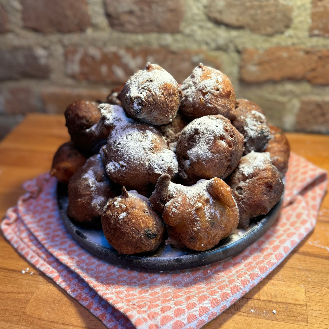 Dutch doughnuts or oliebollen