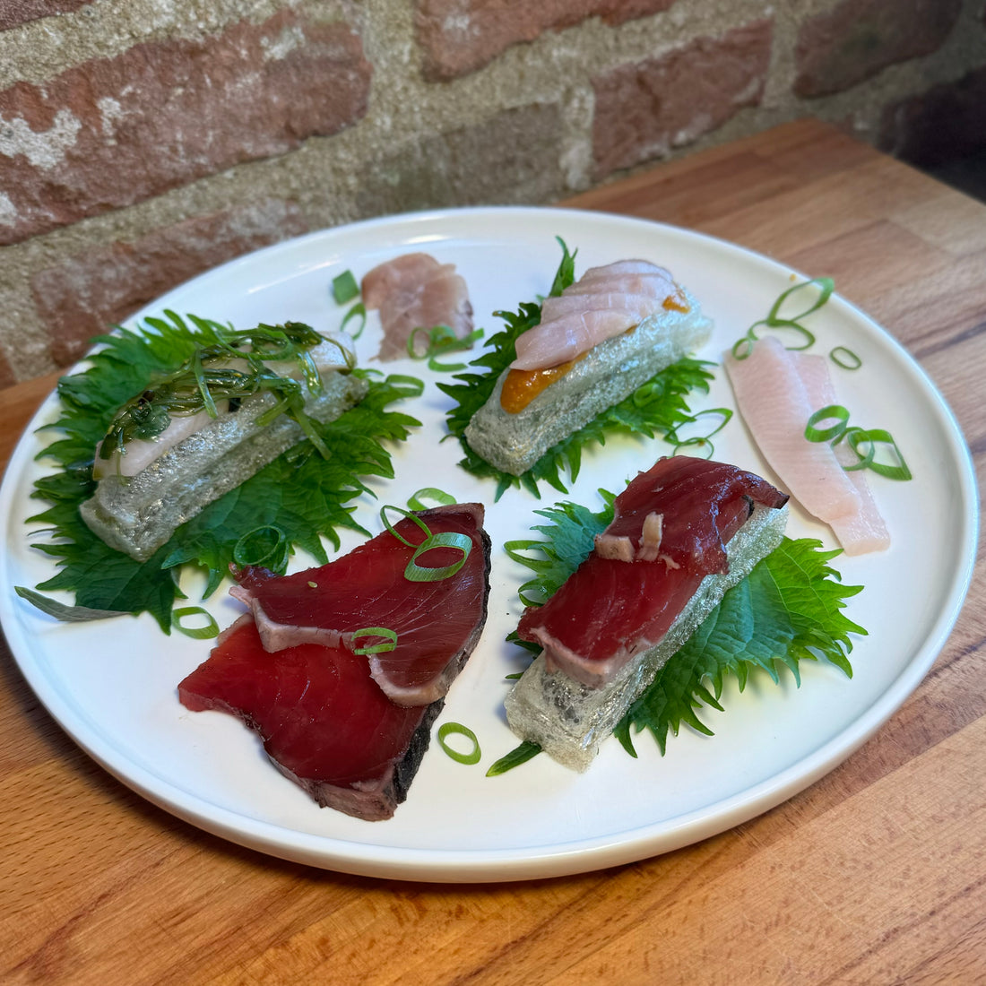 Crystal bread tataki