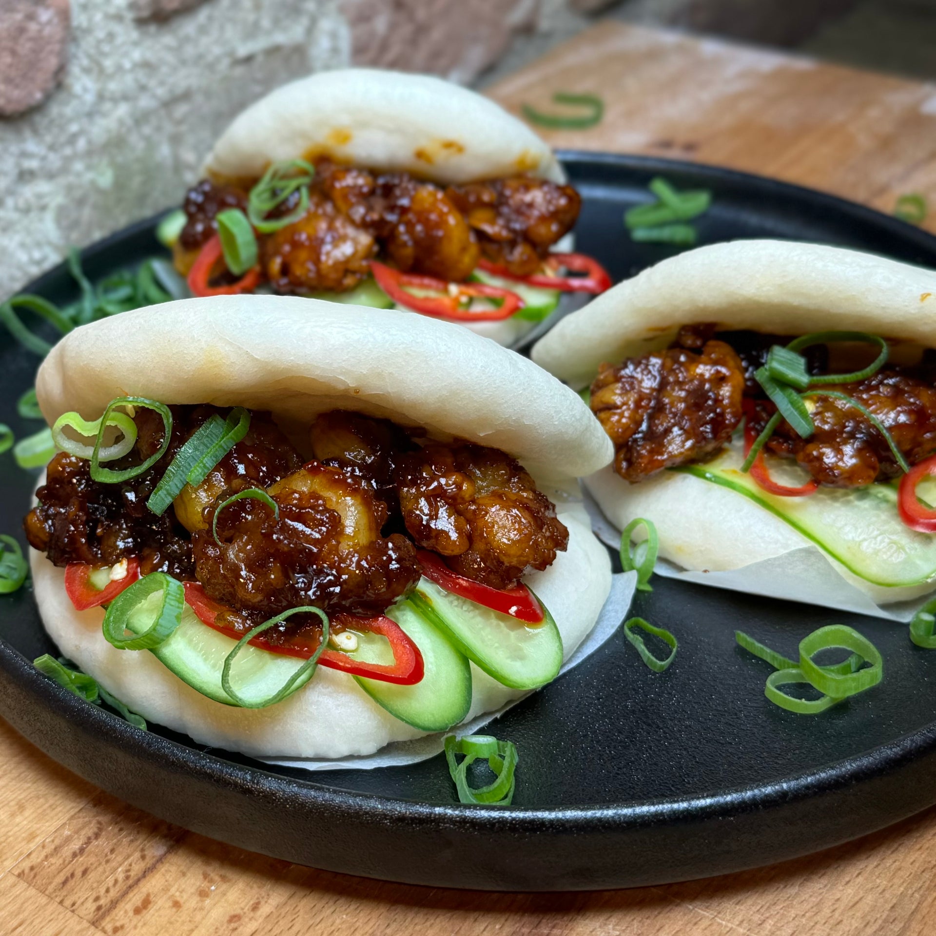 crispy shrimp bao – The twisted chef 